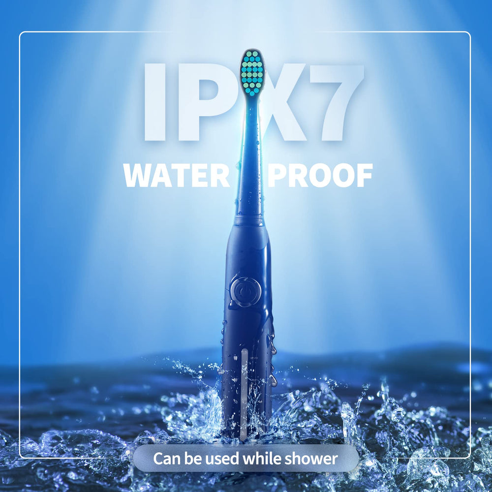 IPX7 waterproof symbol and compact travel-ready design