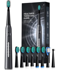 TEETHEORY electric toothbrush with 8 Dupont brush heads