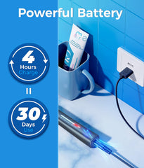 USB fast charging for TEETHEORY toothbrush