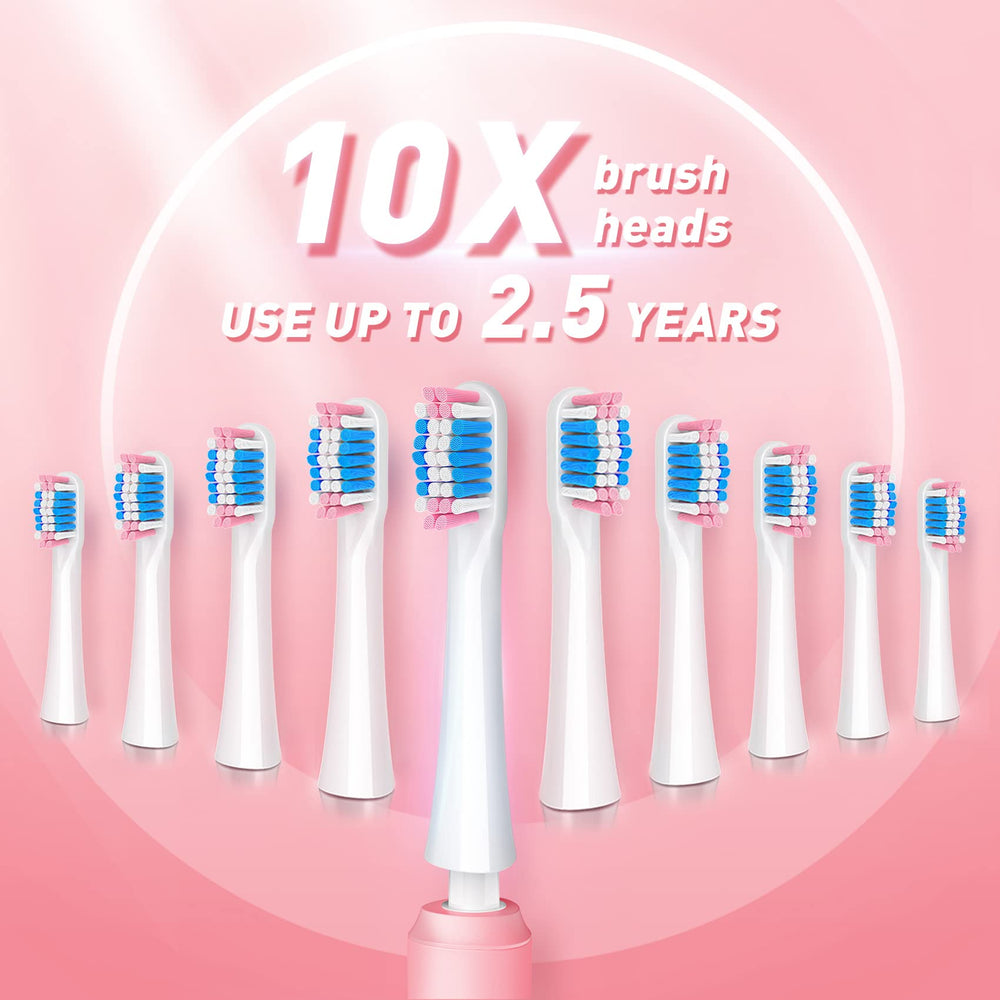 TEETHEORY toothbrush pink side profile