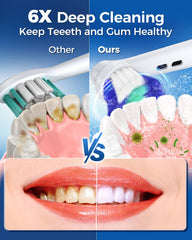 Dual Clean replacement brush heads with two types