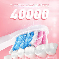 IPX7 waterproof TEETHEORY toothbrush in bathroom