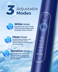 IPX7 waterproof TEETHEORY toothbrush suitable for bath or shower
