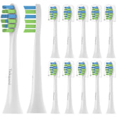 Tekgani 12-pack replacement heads for 7AM2M AM101/AM105 toothbrush, white