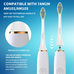 Textured bristles and packaging of Tekgani replacement heads