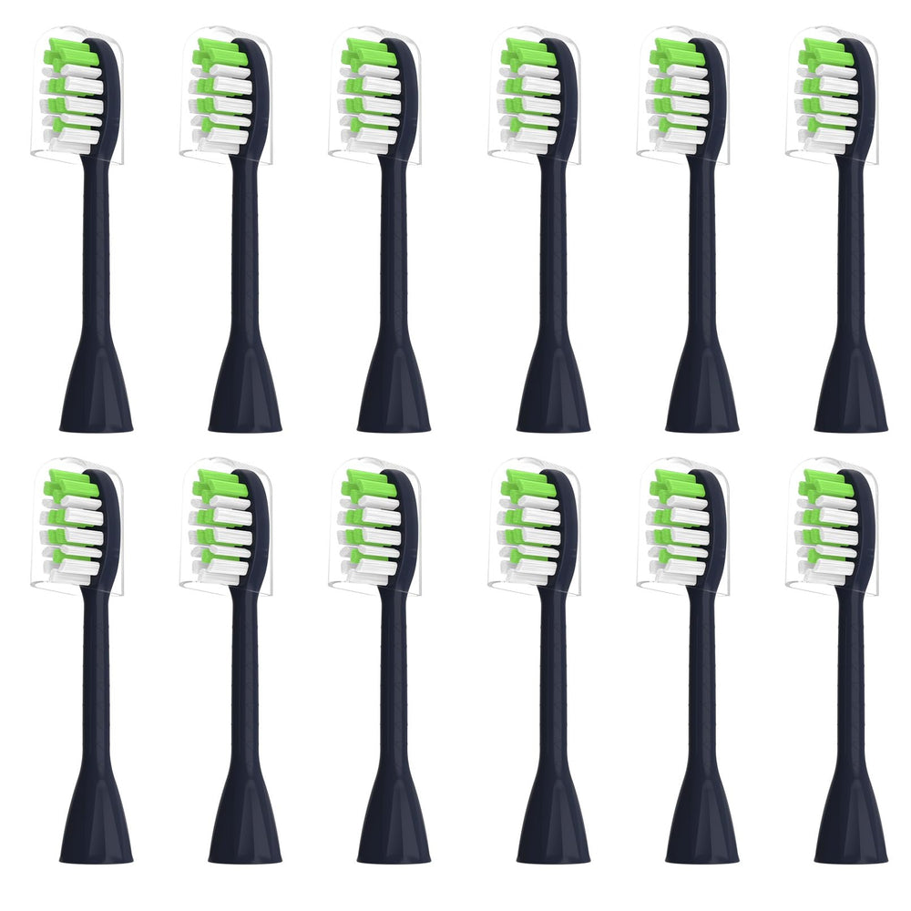Tekgani Philips One replacement heads Navy Blue – 12 pack, front view