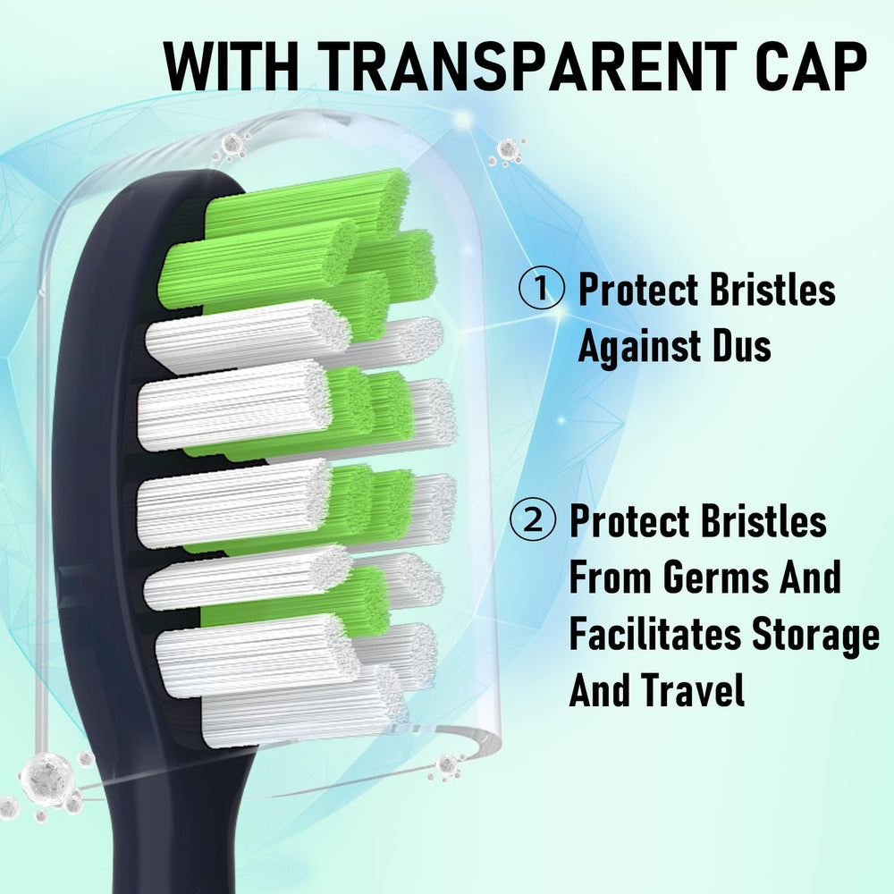 Food-grade bristles on Tekgani replacement heads