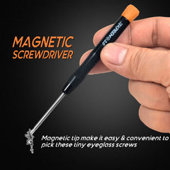 Precision curved tweezer for tiny screws and pads