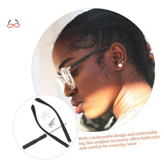 Replacement temple arm attached to eyeglasses frame