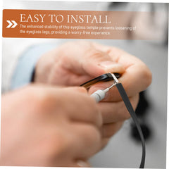 Sleek black design suitable for various frames