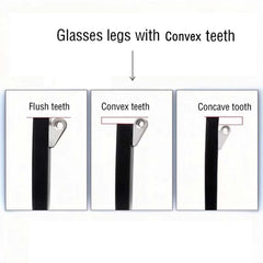 Glasses with removable temple arms attached