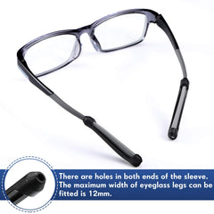 Temple tip sleeves/retainers for glasses