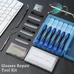 Temple tips sleeve retainer and straps