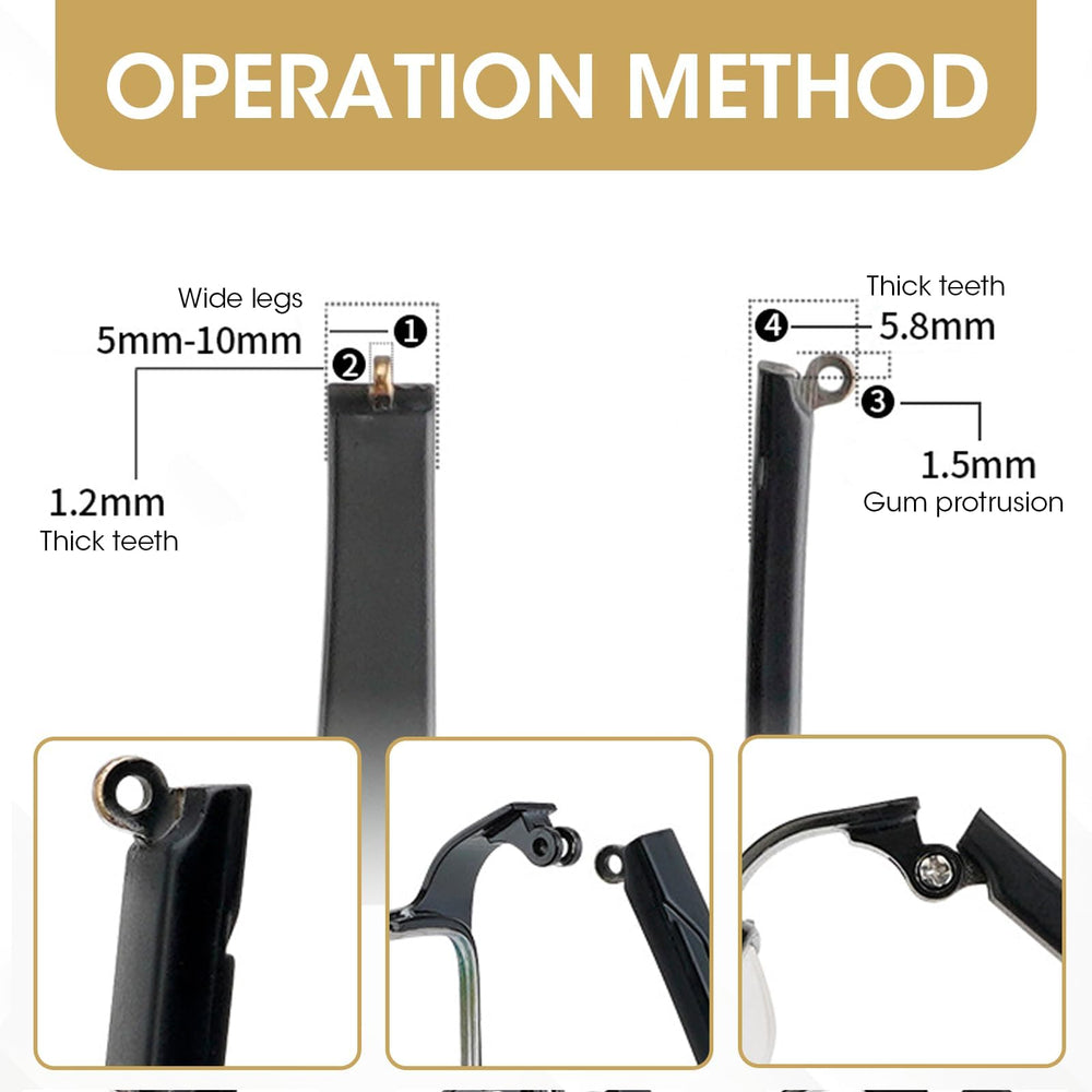 Textured black replacement temple arm