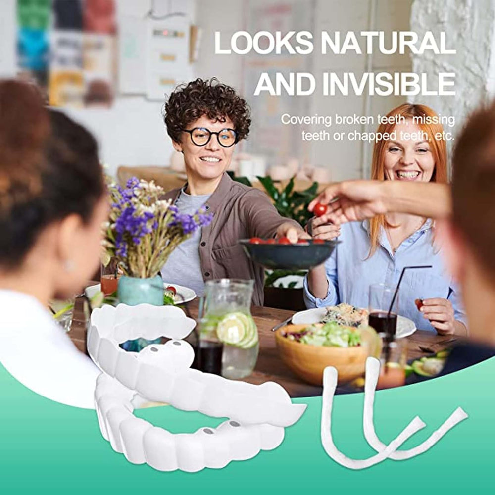 Packaging and components of the Temporary Adjustable Smile Support