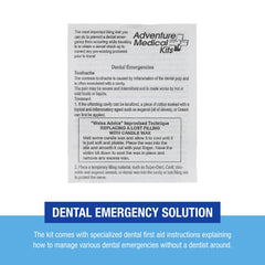 Temporary cavity filling materials included in the kit