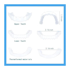 Man and woman smiling after whitening
