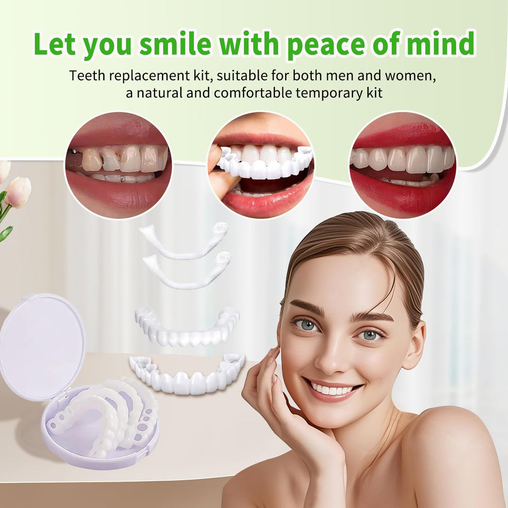 Adjustable fit for comfort - Temporary Veneers Kit