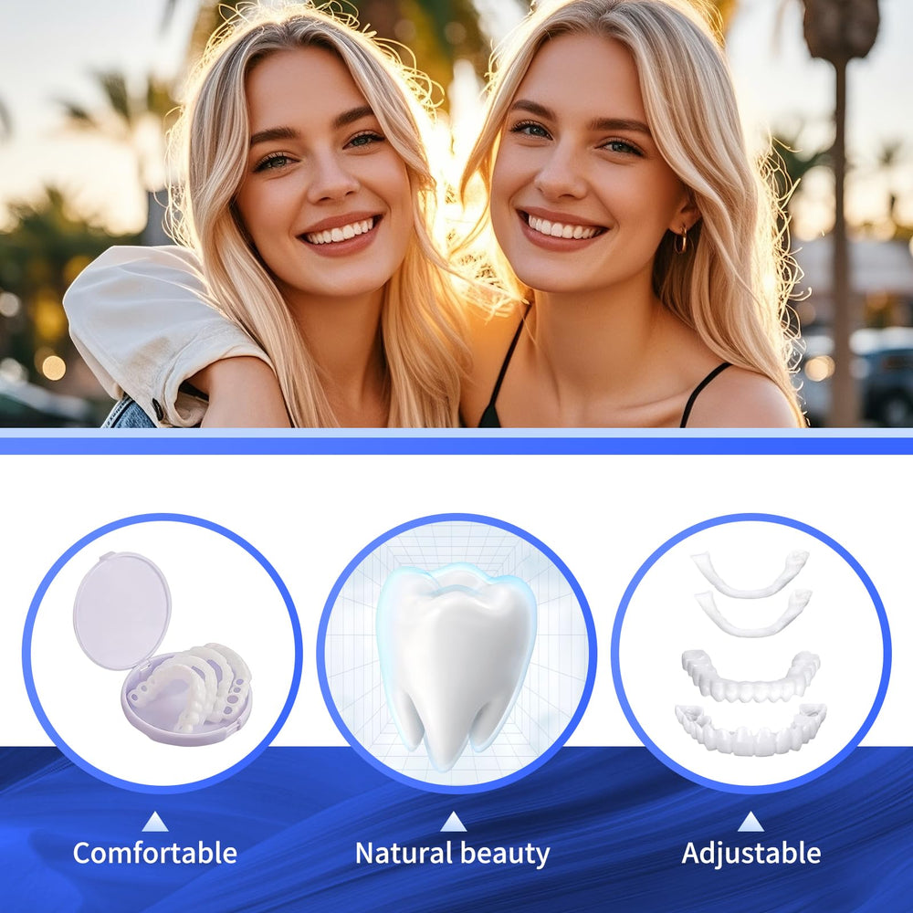 Contents laid out for Temporary Veneers Kit AK03