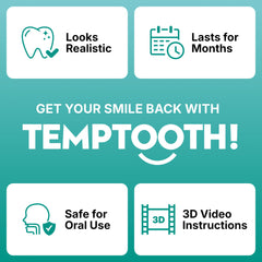 Coloring material included in Temptooth kit