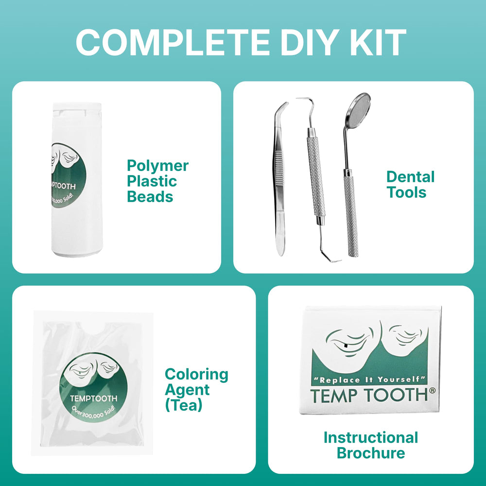 Temptooth packaging and contents