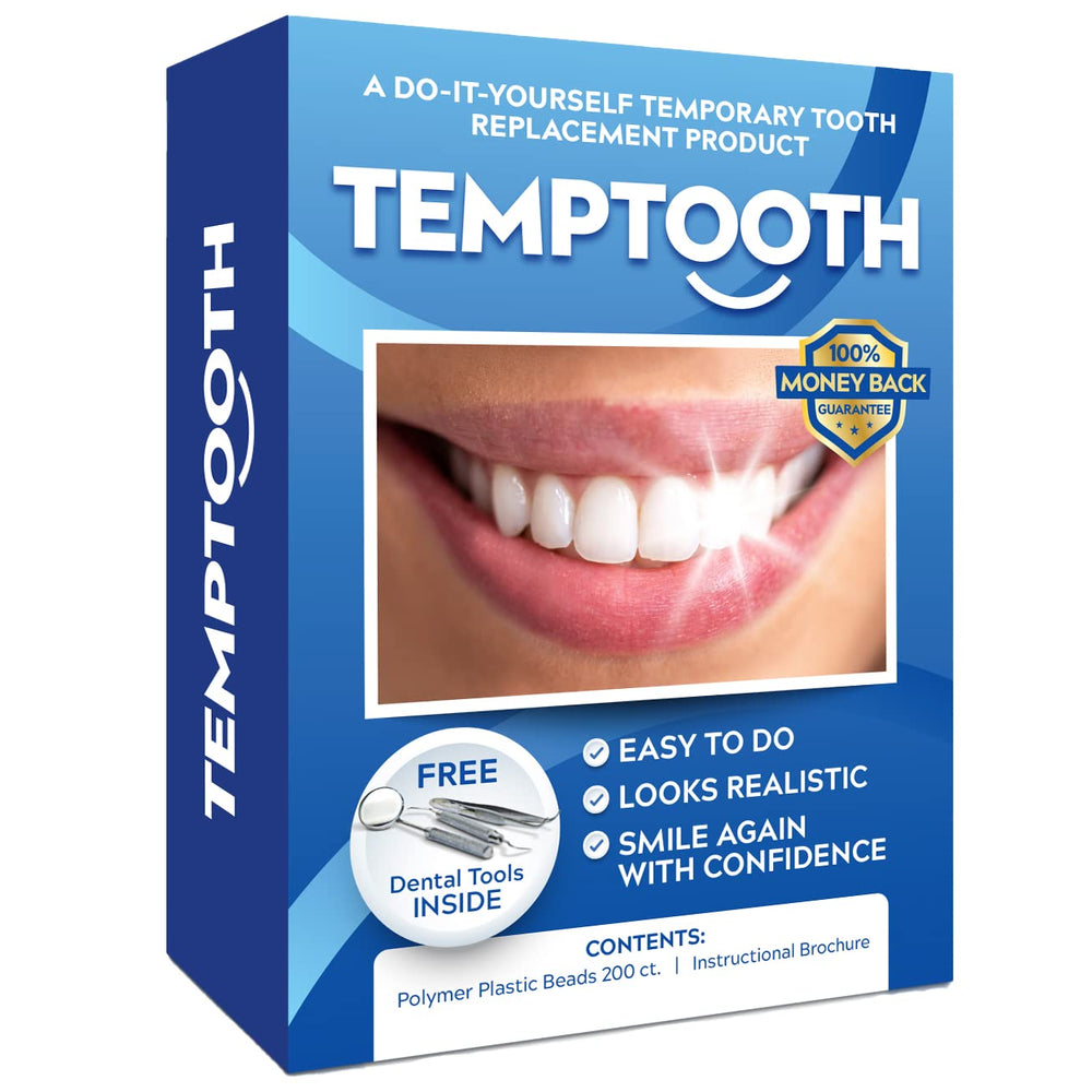 Temptooth kit box front with instructions