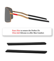 Soft silicone earsocks for Oakley Sutro TI OO6013 – side view