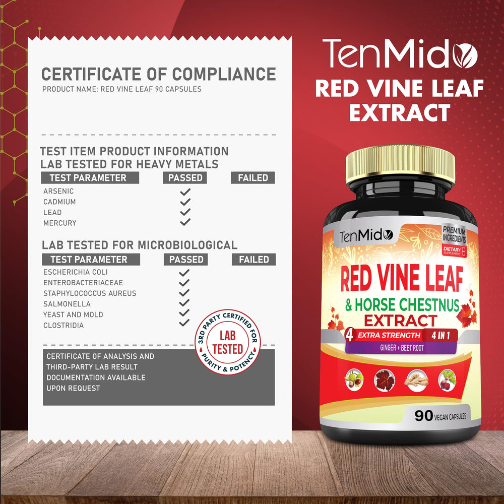 Herbal supplement setup with leaves and capsules