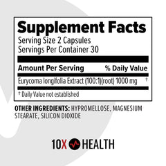 10X Health Alpha workout scene suggests potential performance and endurance benefits.