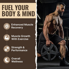 10X Health System vegan protein chocolate blend in a mixing bowl