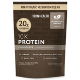 10X Health System vegan protein chocolate scoop for quick protein boost
