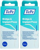 TePe Bridge and Implant Floss pack image per-pack design