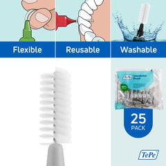 TEPE Original Grey interdental brushes, pack showing multiple sizes