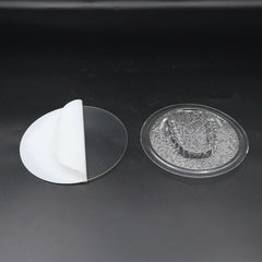 Close-up of 1.0mm hard round splint surface with protective film