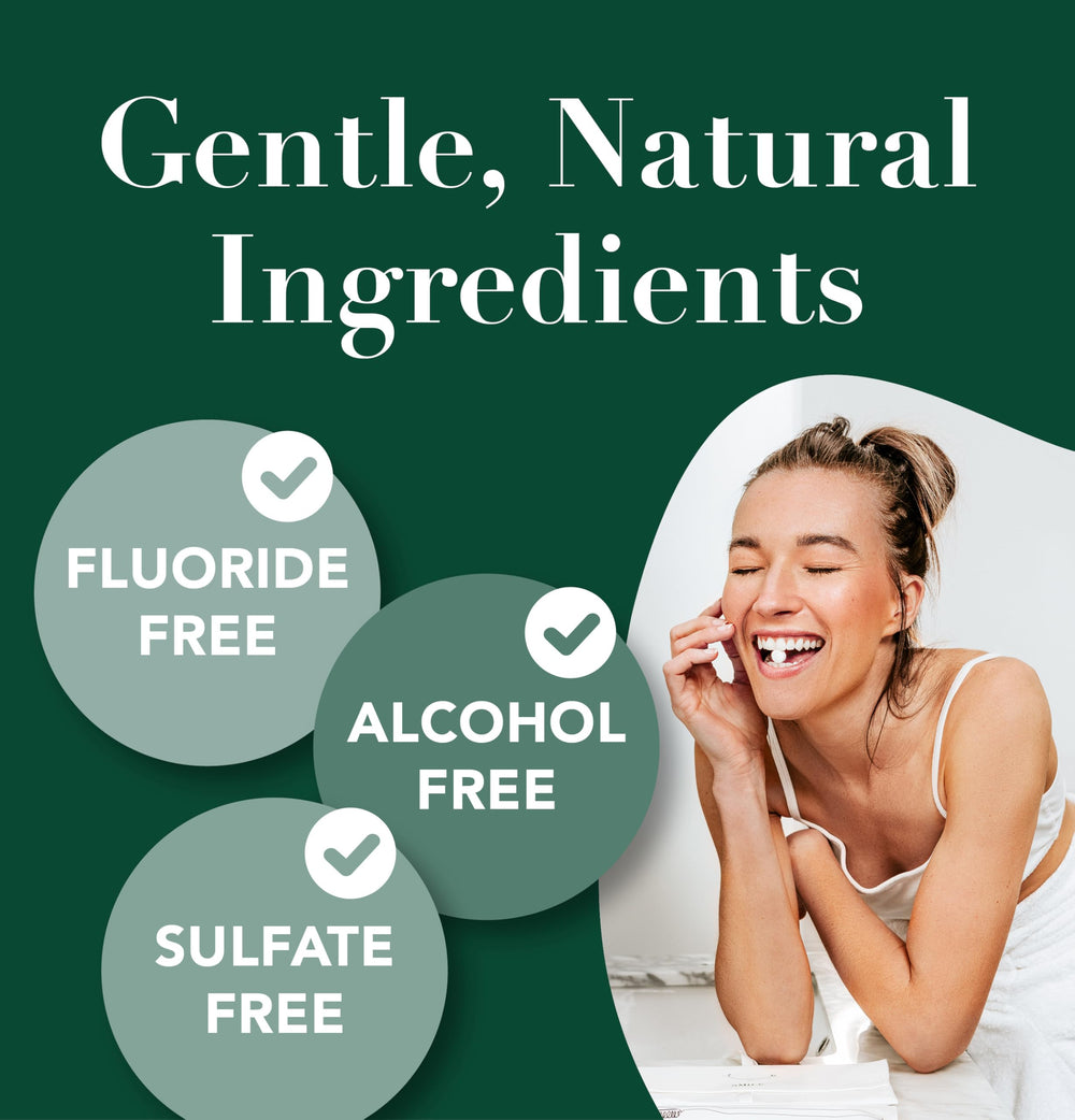 Ingredients list for Gentle Green Mouthwash Tablets
