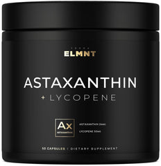 Terra ELMNT Astaxanthin 24mg Lycopene 50mg bottle label