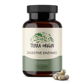 Terra Origin Digestive Enzymes bottle with label