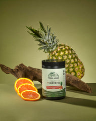 Terra Origin packaging and product box with tropical imagery