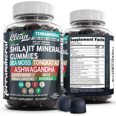 Terramineral Shilajit Gummies packaging box
