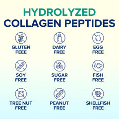 Close-up texture of hydrolyzed collagen powder