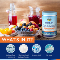 Coffee with Terranics collagen solution