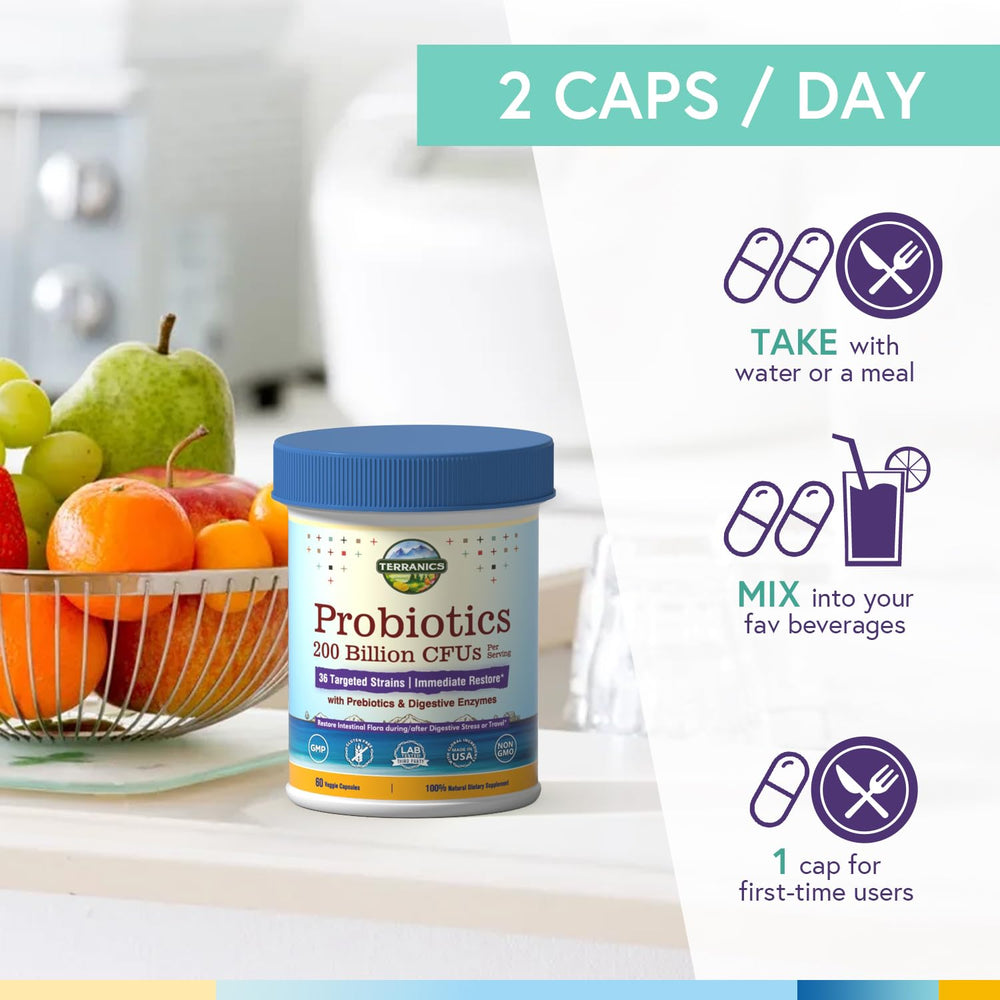 Probiotic support for healthy digestion and regularity