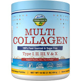 Front view of Terranics Multi Collagen Peptides Powder container