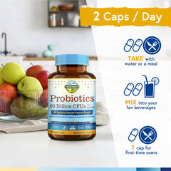 Terranics Probiotics no soy, dairy, or gluten