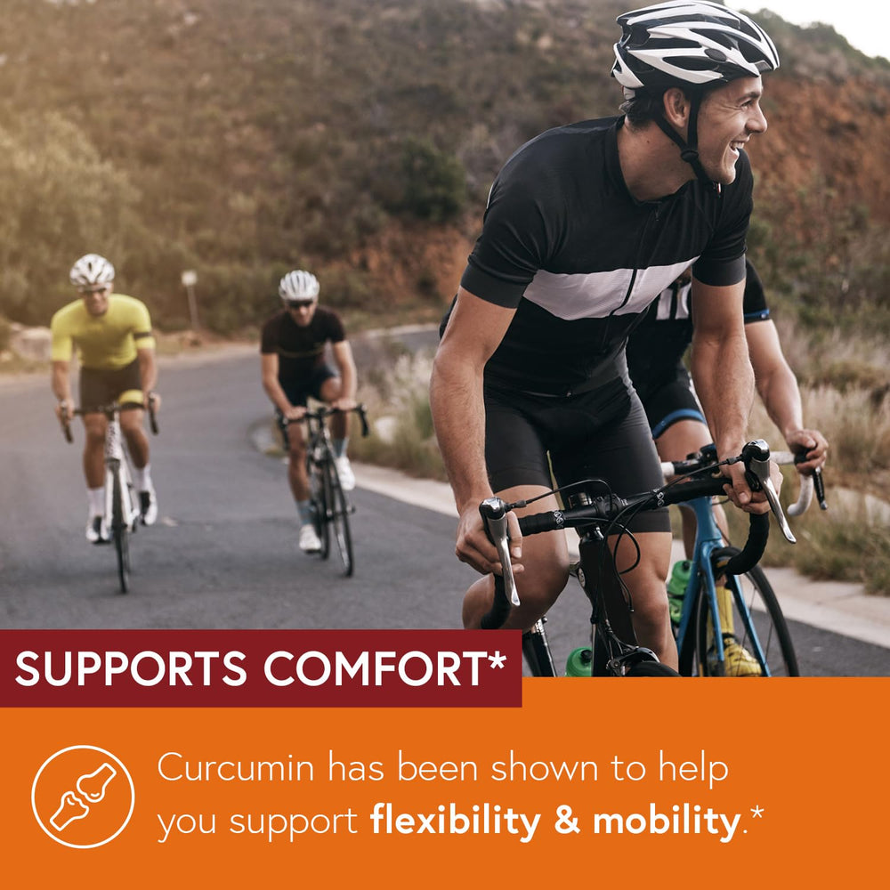 Close-up view of Terranics turmeric curcumin bottle