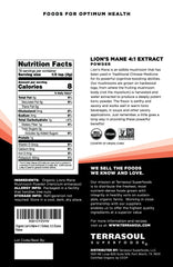Product label showing USDA Organic Non-GMO Gluten-Free Vegan