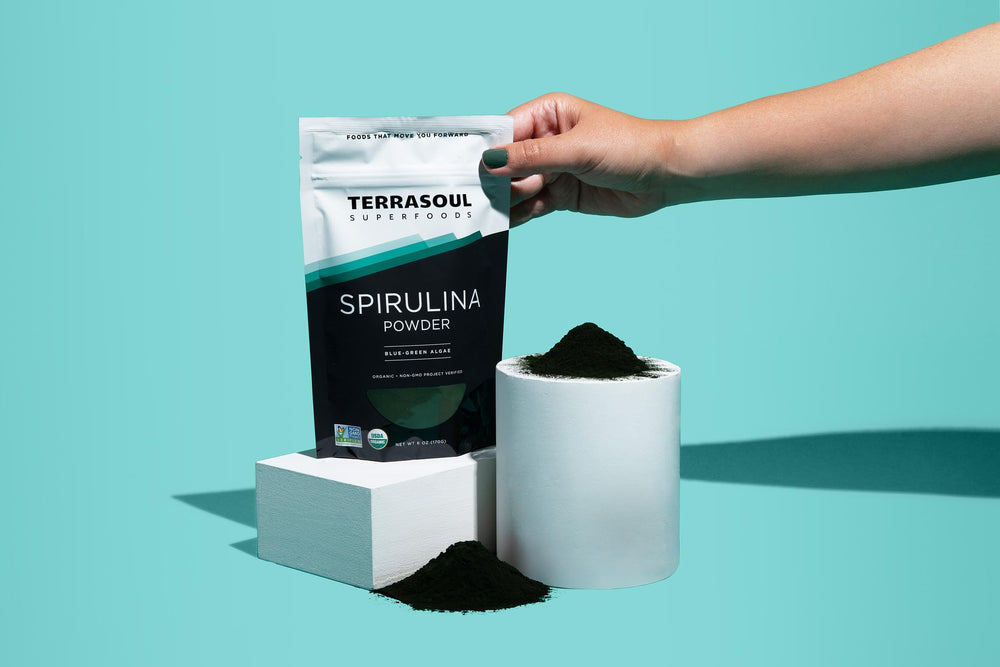 Terrasoul Superfoods packaging and logo