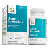 Terry Naturally Acne Essentials bottle with capsules on white background