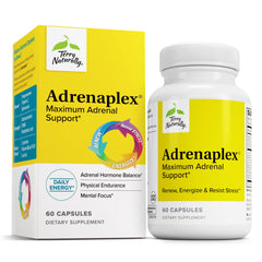 Bottle of Terry Naturally Adrenaplex Adrenal Gland Support with label