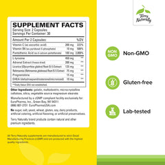 Adrenaplex capsules spilling from the bottle